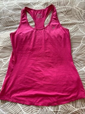 Asics Women's Racerback Tank Top in Fuchsia